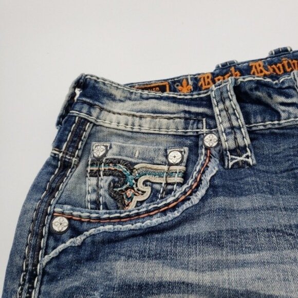 Rock Revival Men's Jeans "Fincher" Slim Boot - Picture 5 of 12